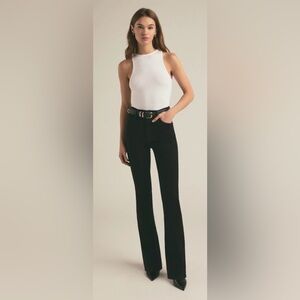 Favorite Daughter The Valentina Tower High Rise Mini Bootcut Jeans 25